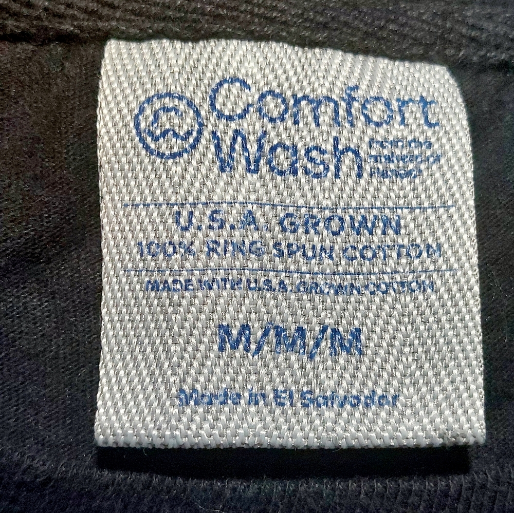 EUC Comfort Wash Unisex 100% Cotton Mustang 67 Graphic T Shirt Black  Size M - Picture 6 of 6